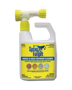 Spray & Forget 32 Oz. Hose End Sprayer House & Deck Outdoor Cleaner