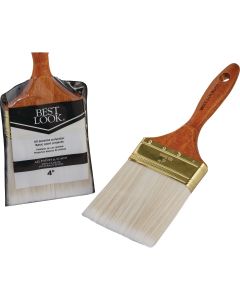 Best Look General Purpose 4 In. Flat Polyester Paint Brush