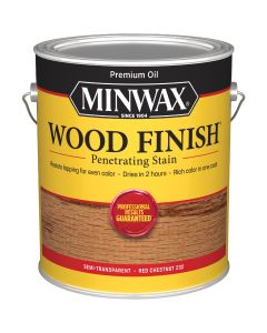 Minwax Wood Finish Penetrating Stain, Red Chestnut, 1 Gal.