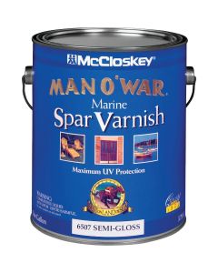 McCloskey Man O'War VOC Semi-Gloss Spar Interior & Exterior Varnish, Gallon