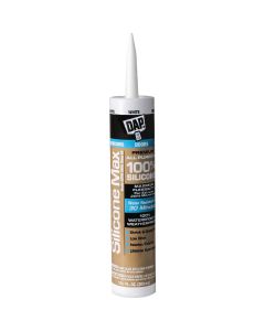 DAP Silicone Max 10 Oz. White Premium All Purpose 100% Silicone Sealant