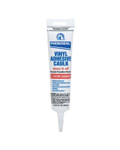 Phenoseal 6 Oz. Translucent Vinyl Adhesive Caulk