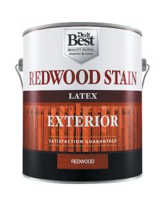 Do it Best Exterior Stain, Redwood, 1 Gal.