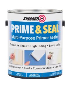 Zinsser Interior Prime & Seal Water-Based Primer, White, 1 Gal.