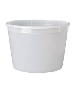 Leaktite 5 Pt. Clear Plastic Pail