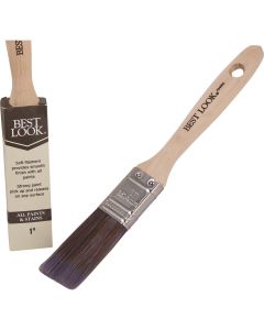 Best Look 1 In. Flat Polyester Paint Brush