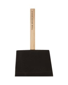 Linzer Project Select 4 In. High Density Closed Cell Foam Brush with Wood Peg Handle