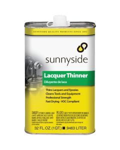 Sunnyside Low VOC Lacquer Thinner, Quart