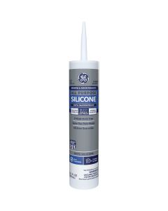 GE All Purpose Silicone 1 Sealant, Clear, 10.1 Oz.