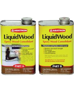 Abatron LiquidWood - Includes 1 Qt. Part A & 1 Qt. Part B