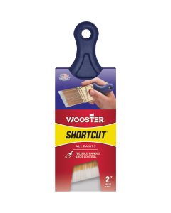 Wooster Shortcut 2 In. Angle Sash Short Handle Paint Brush