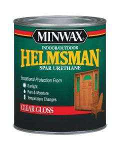 Minwax Helmsman Gloss Clear Spar Urethane, 1 Qt.