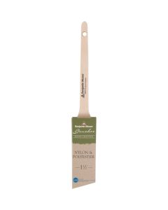 Benjamin Moore 1-1/2 In. Nylon/Polyester Thin Angle Sash Paint Brush