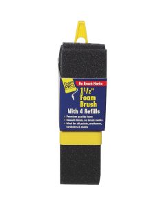 FoamPRO 1.5 In. Foam Brush & 4 Refills