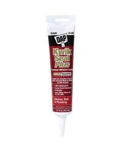 DAP Kwik Seal Plus 5.5 Oz. Clear Premium Kitchen & Bath Adhesive Sealant