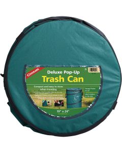 Coghlans 29.5 Gal. Green Polyester Deluxe Pop-Up Trash Can