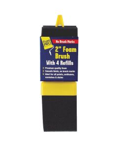 FoamPRO 2 In. Foam Brush & 4 Refills