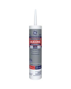 GE Tub & Tile Silicone 1 Sealant, White, 10.1 Oz.