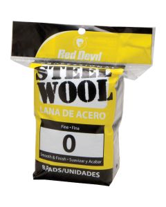 Red Devil #0 Steel Wool (8-Pack)