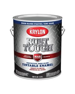 Krylon Rust Tough Oil-Based Gloss  Rust Control Enamel, Pastel Base, 1 Gal.