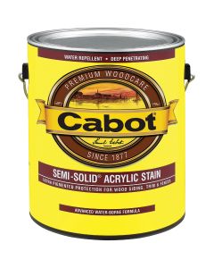 Cabot Semi-Solid Exterior Stain, Neutral Base, 1 Gal.