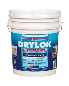 Drylok White Basement & Masonry Waterproofer Concrete Sealer, 5 Gal.