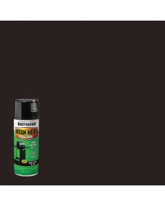 Rust-Oleum Semi-Gloss Ultra Black 12 Oz. High Heat Spray Paint