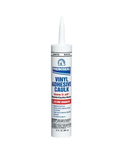 Phenoseal 10 Oz. White Vinyl Adhesive Caulk