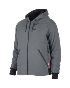 Milwaukee M12 Large Gray Cordless Heated Hoodie