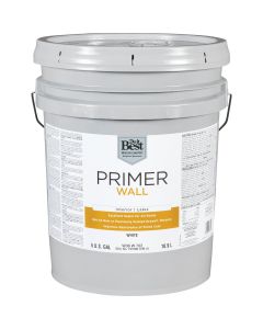 Do it Best Interior Latex Wall Primer, White, 5 Gal.