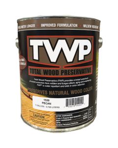 TWP1500 Series Low VOC Wood Preservative Deck Stain, Pecan, 1 Gal.