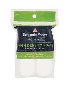 Benjamin Moore 4 In. High Density Foam Mini Roller Covers (2-Pack)