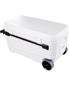 Igloo Glide Pro 110 Qt. 2-Wheeled Cooler, White