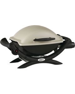 Weber Q 1000 1-Burner Silver 8,500-BTU LP Gas Grill