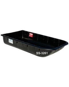 Soroc 32 in. x 61 in Black Poly Sport Snow Sled