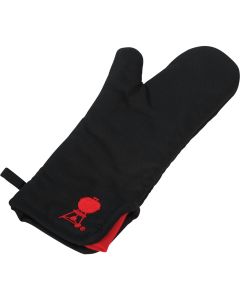 Weber 15.5 In. Black Cotton Barbeque Mitt