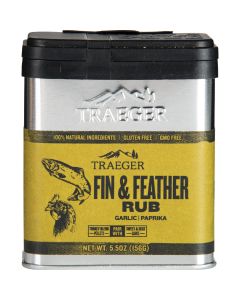 Traeger 5.5 Oz. Garlic & Paprika Flavor Fin & Feather Rub