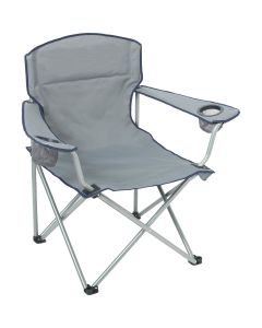 Outdoor Expressions Gray Sling Oversize Camp Folding Chair