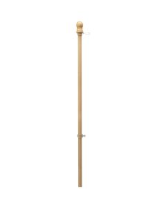 5' Wood Flagpole