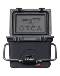 Orca 20 Qt. 18-Can Cooler, Charcoal Gray