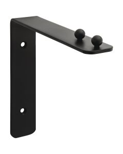 National 2644 7 In. Black Steel Hanging Wall Plant Bracket