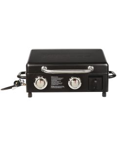 Pit Boss 2-Burner Black & Stainless Steel 18,000 BTU 320 Sq. In. Outdoor LP Gas Griddle