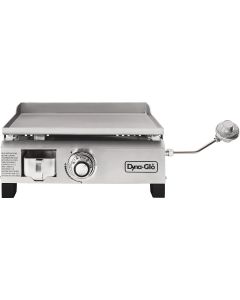 Dyna-Glo 1-Burner Stainless Steel 18,000 BTU 260 Sq. In. Outdoor LP Gas Griddle