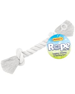 Westminster Pet Ruffin' it Medium White Rope Tug Dog Toy