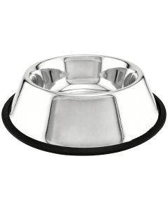 Westminster Pet Ruffin' it Stainless Steel Round 24 Oz. Non-Skid Pet Food Bowl