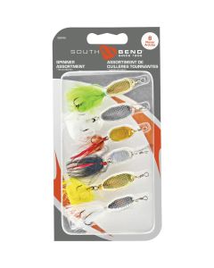 SouthBend 6-Piece Spinner Fishing Lure Kit