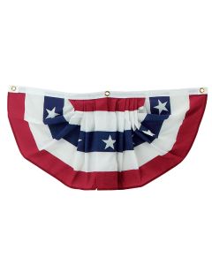 Valley Forge 1 Ft. W. x 3 Ft. L. Polycotton Fan Flag Bunting