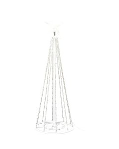 Alpine 47 In. LED 8-Function Multi-Color Christmas Tree Tower