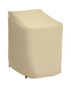 Classic Accessories 25.5 In. W. x 45 In. H. x 33.5 In. L. Tan Polyester/PVC Chair Cover