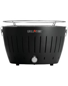 Grill Time Tailgater GT Gray 124 Sq. In. Charcoal Portable Grill